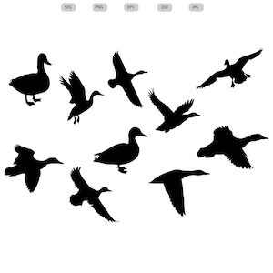 Mallard Duck Svg-Duck Silhouette-Mallard svg bundle-Duck svg design-Mallard Duck Cut File-Flying Duck Clipart- svg - eps - dxf - png - jpg