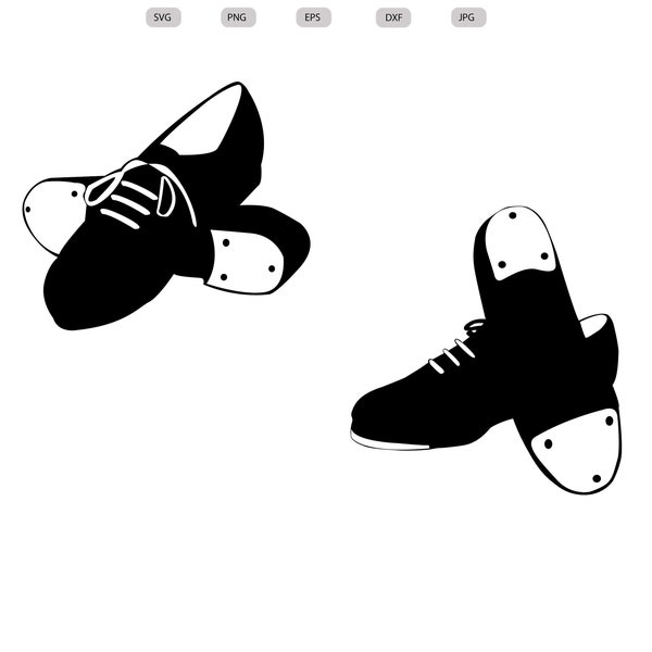 Tap Shoes Svg-Tap Shoes Silhouette-Tap Shoes svg bundle-Tap Shoes svg design-Tap Shoes Cut File-Tap Shoes Clipart-svg- eps - dxf - png - jpg