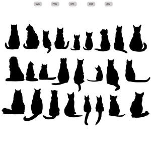 Katzen - Katzen-Svg-Design - Katzen - Katzen - Katzen - svg - eps - dxf - png - jpg