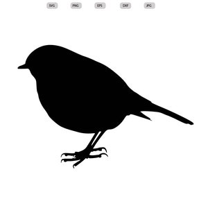 Robin Svg - Robin Silhouette - Robin svg bundle - Robin svg design - Robin Cut File - Robin Clipart - svg - eps - dxf - png - jpg