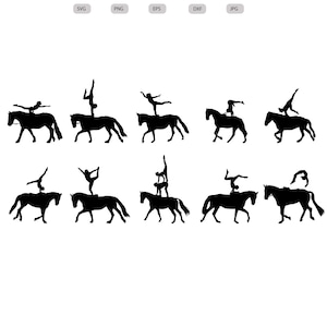 Reiter Vaulting SVG - Reiter Vaulting Silhouette - Reiter Vaulting Cut File - Reiter Vaulting Clipart - svg-eps-dxf-png-jpg