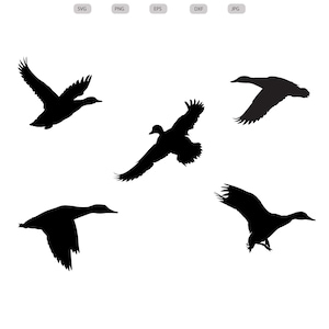 Flying Duck Svg-Duck Silhouette-Flying Duck svg bundle-Duck svg design-Flying Duck Cut File-Flying Duck Clipart- svg - eps - dxf - png - jpg