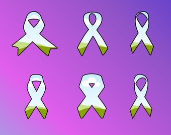 Awareness Ribbon Canva Frames , Editable In Canva , Banner Templates, Mockup Frames, Editable Canva Templates, Print Templates