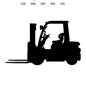 Forklift Svg - Forklift Silhouette  - Forklift svg design - Forklift Cut File - Forklift Clipart - svg - eps - dxf - png - jpg