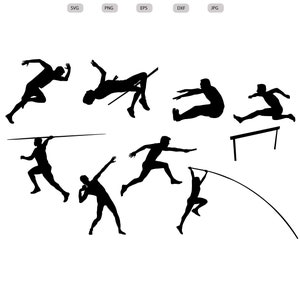 Deportes Svg - Silueta deportiva - Paquete de svg deportivo -Diseño de svg deportivo- Archivo de corte deportivo - Clipart deportivo - svg - eps - dxf - png - jpg