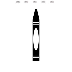 Crayon Svg - Crayon Silhouette - Crayon svg bundle - Crayon svg design - Crayon Cut File - Crayon Clipart - svg - eps - dxf - png - jpg