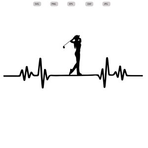 Svg de golf-golf - Svg de joueur de golf - femme golfeuse svg - fichiers de coupe de golf - lot de Svg de golf - Clipart de golf - Golf Design Svg - vecteur de golf