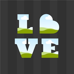 LOVE Canva Frames, bearbeitbar in Canva, Bannervorlagen, Mockup-Rahmen, bearbeitbare Canva-Vorlagen, Druckvorlagen