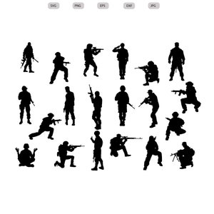 Soldiers Svg - Soldiers Silhouette - Soldiers svg bundle -Soldiers svg design- Soldiers Cut File - Soldiers Clipart - svg-eps-dxf-png-jpg