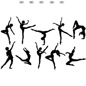 Dancer Svg -  Dancer Silhouette -  Dancer svg bundle - Dancer svg design-  Dancer Cut File -  Dancer Clipart - svg - eps - dxf - png - jpg