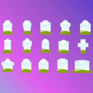 Tombstone Canva Frames, bewerkbaar in Canva, bannersjablonen, mockupframes, bewerkbare Canva-sjablonen, afdruksjablonen