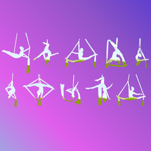 Aerial Silks Canva Frames , Editable In Canva , Banner Templates, Mockup Frames, Editable Canva Templates, Print Templates