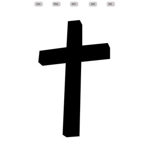 Cross Svg - Cross Silhouette - Cross svg bundle - Cross svg design - Cross Cut File - Cross Clipart - svg - eps - dxf - png - jpg