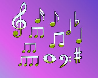 Music notes Canva Frames , Editable In Canva , Banner Templates, Mockup Frames, Editable Canva Templates, Print Templates