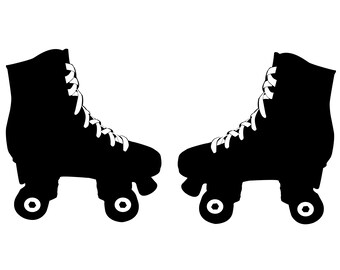 Roller Skates Svg - Roller Skates Silhouette - Roller Skates svg design- Roller Skates Cut File - Roller Skates Clipart -svg-eps-dxf-png-jpg