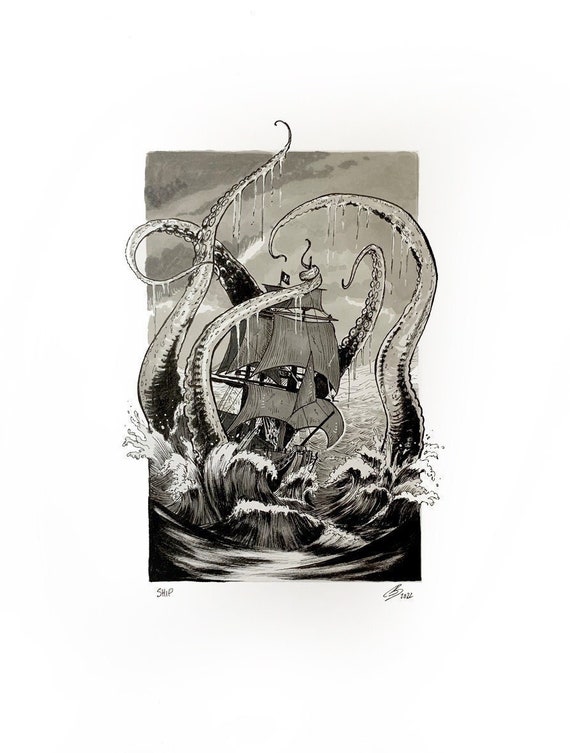 kraken illustration