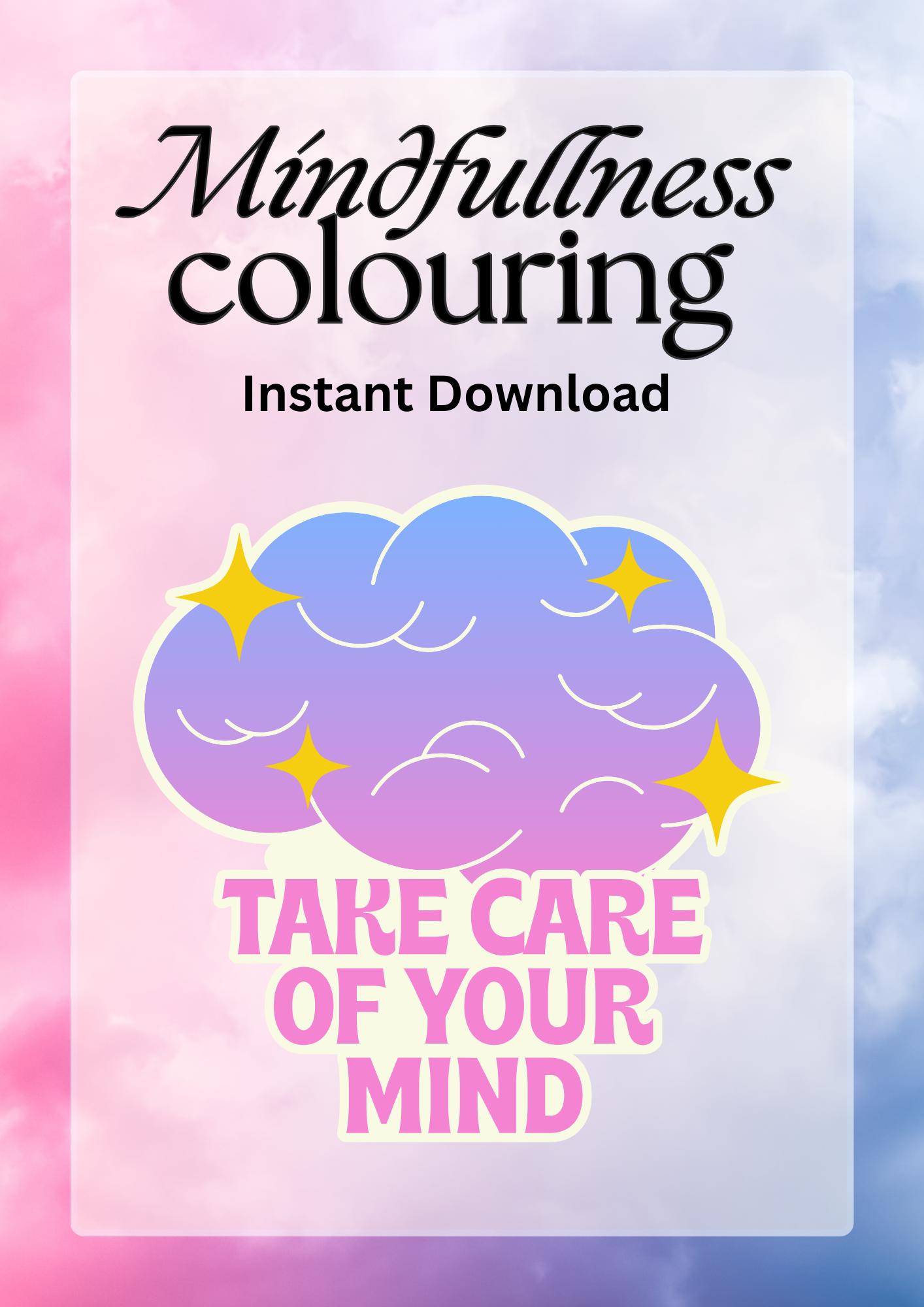 Mindfulness Coloring | Stress Relief Colouring | Colouring for Adults ...