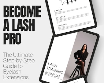 Plantilla de manual de capacitación de pestañas de Canva | Versión gratuita y totalmente editable