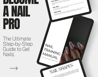 Plantilla de manual de capacitación en uñas de Canva | Versión gratuita y totalmente editable