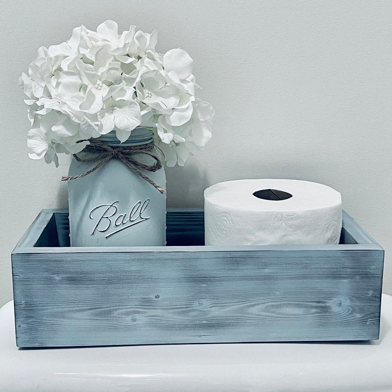 Toilet Tank Storage Shelf Etsy