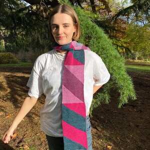 Handmade 'Mulberry Geometric Scarfs image 3