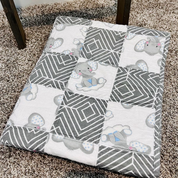 Quilted Baby Blanket Etsy