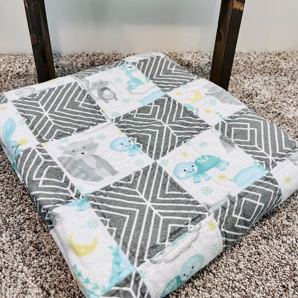 Quilted Baby Blanket Etsy