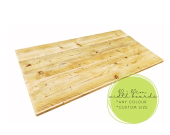 DIY, Rectangular Dining Table Top, Desk Top, Bench Top, Solid Pine Table Top, Table Top Only