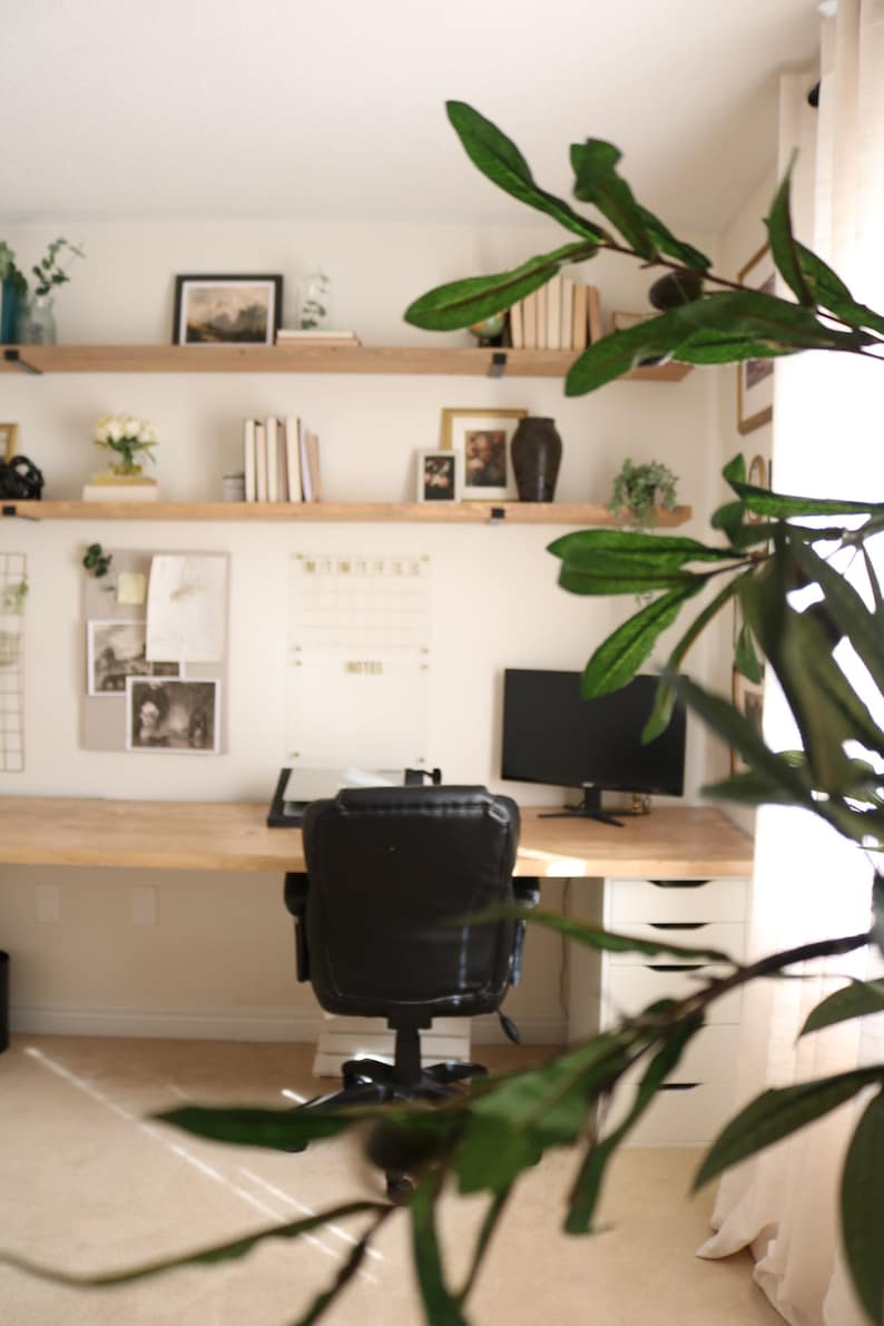 Deep Shelf 30cm With J Lip Brackets Custom Size Reclaimed Etsy UK