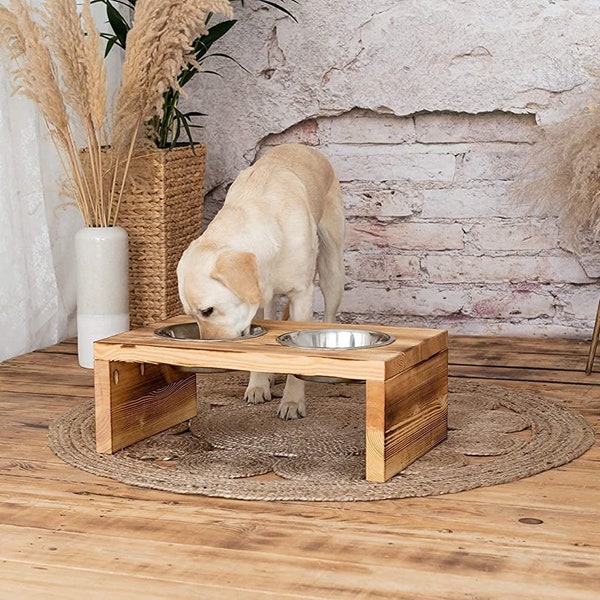 Large Dog Bowl Stand Etsy UK