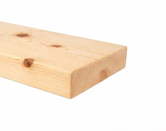 10cm Extra Narrow Scaffold Board, DIY Shelf, Reclaimed Solid Wood, Custom Size Colour