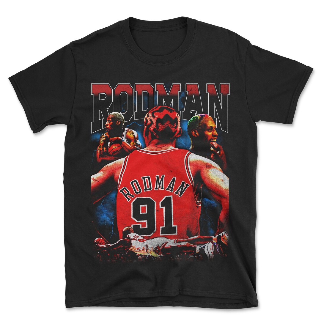 Dennis Rodman Vintage Style Sports T Shirt - Etsy