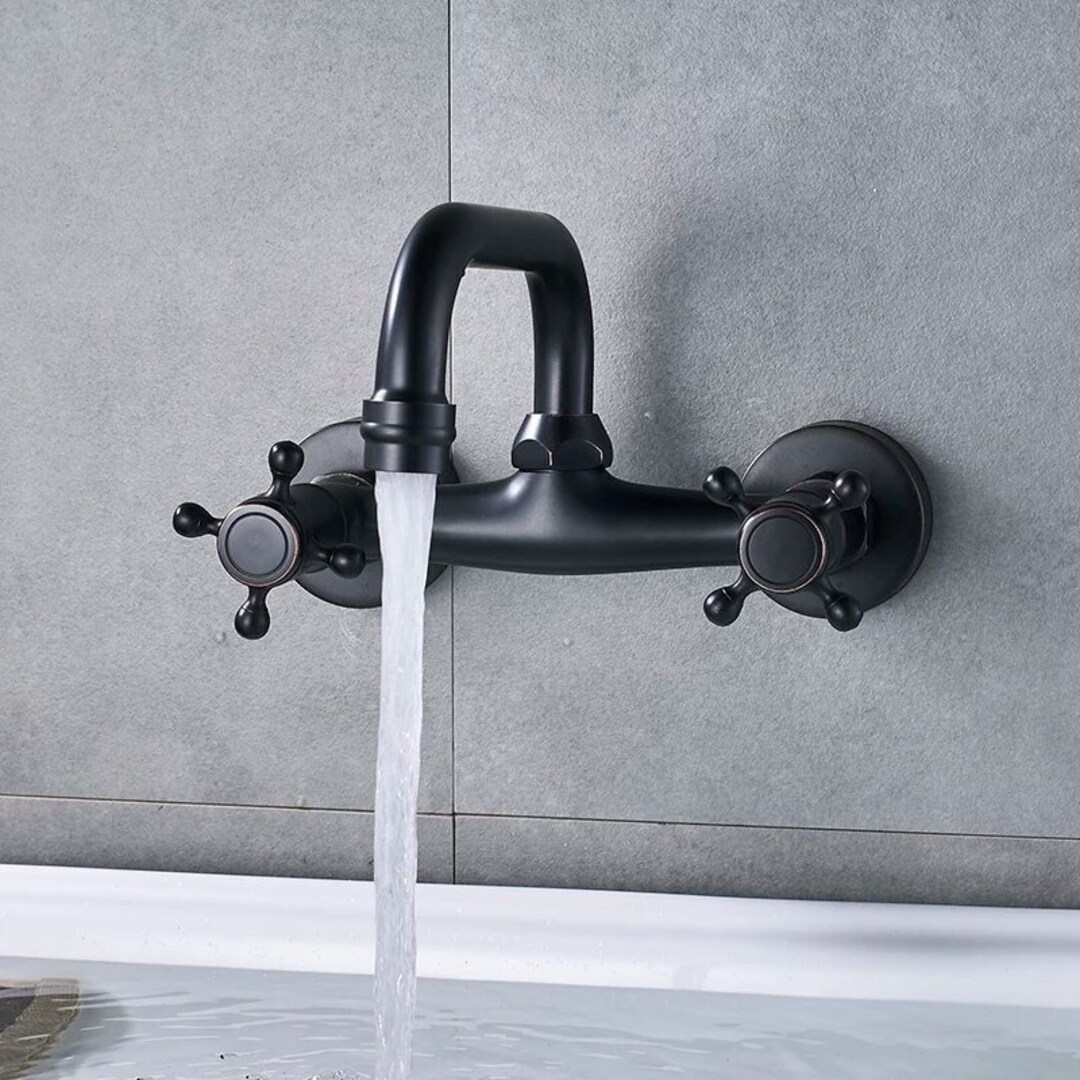 Brass/black Bronze Basin Faucet Bathroom Sink Tap - Etsy