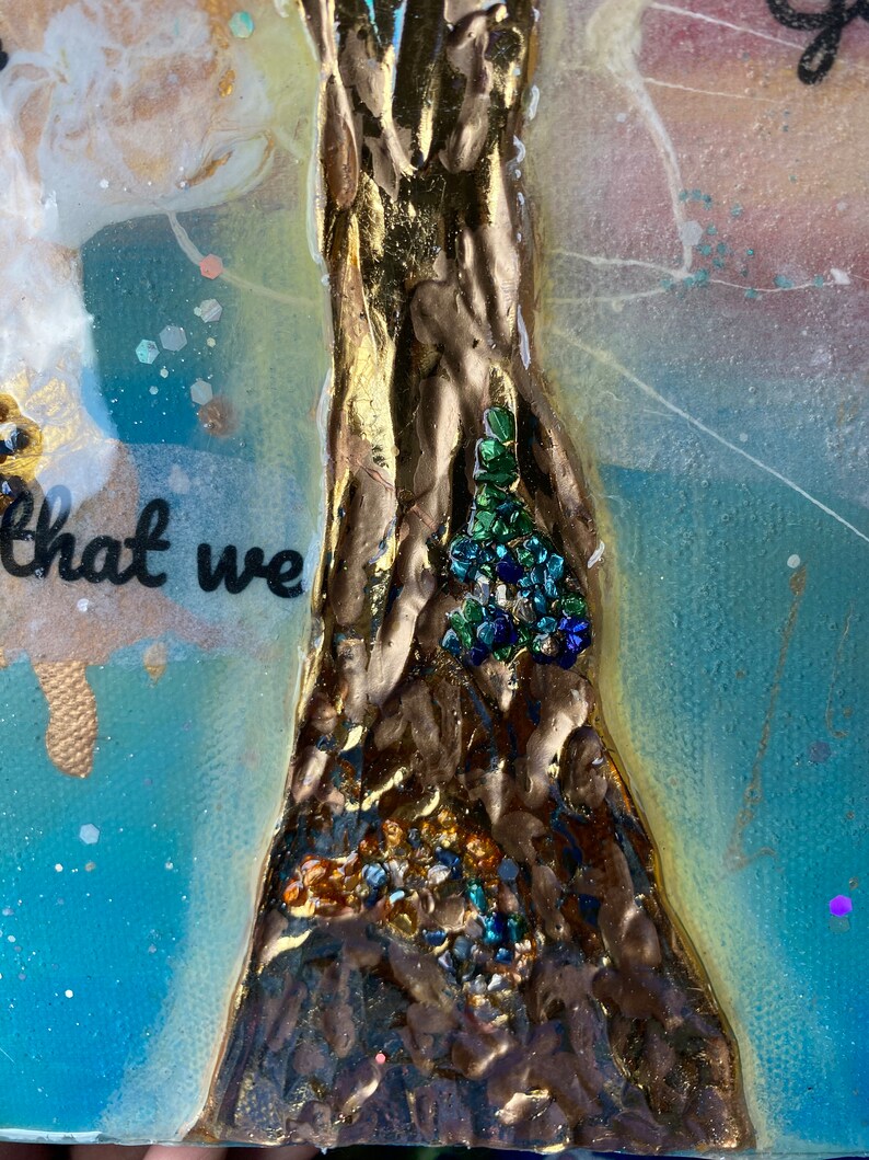 Abstract Christian Art, Bible Verse Plaque, Scripture Wall Art, Plaque