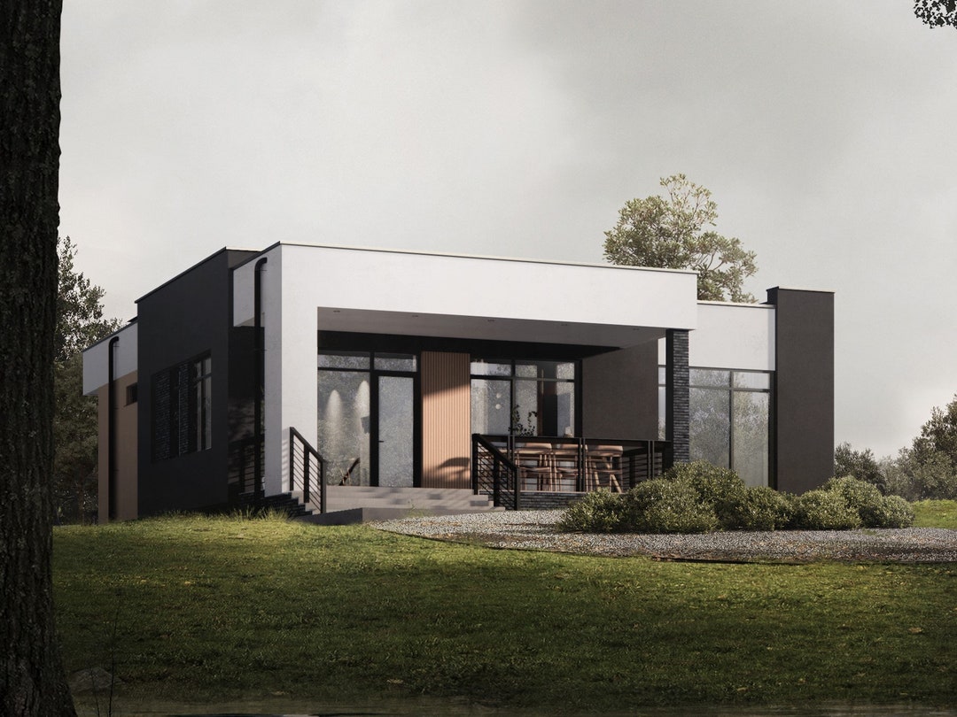 Modern Small House Plans 2 Bedroom Cottage Floor Plans 50x40 Home 