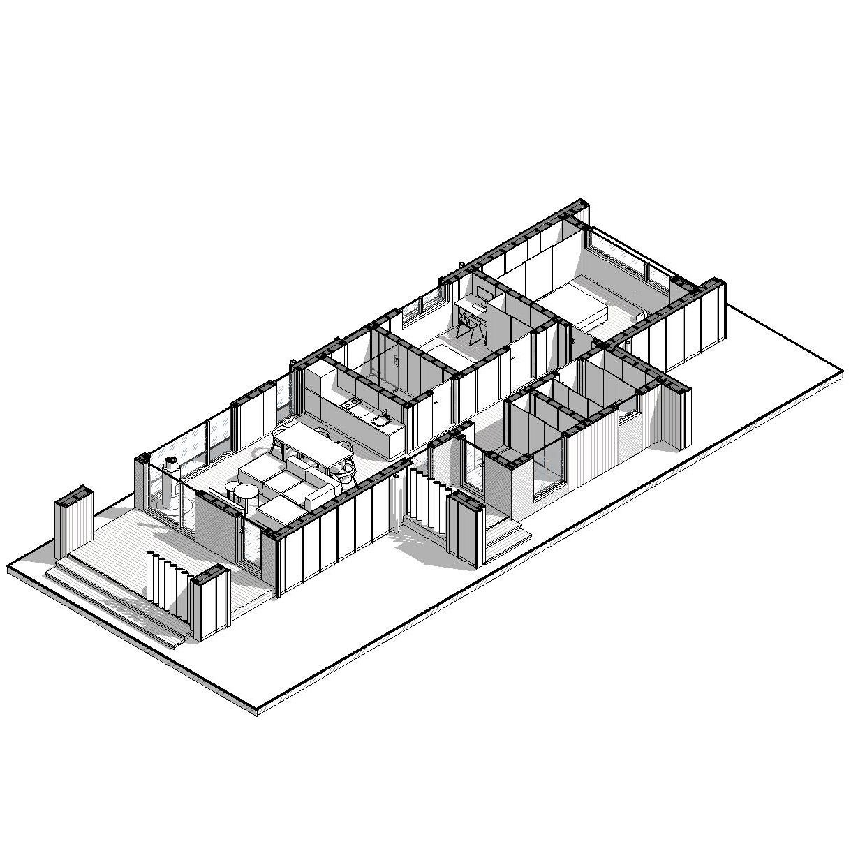 Beach Barndominium Floor Plans 2 Bedroom House Plans Small Etsy 2-bedroom-apartment-floor-plans-examples-homebyme