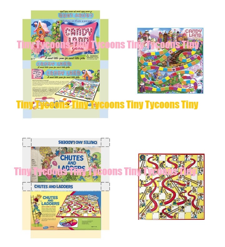 Printable - Dollhouse Board Game Templates - Children's Classic Board ...