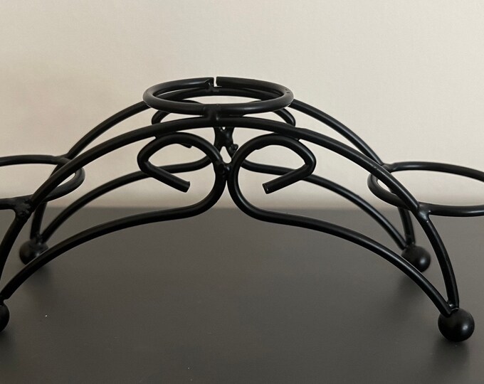 Metal Sphere Stand Triple Sphere Stand 3 Sphere Holder Etsy