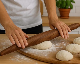 Mattarello in legno di noce