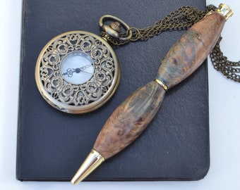 Unieke houten pen - Handgemaakte luxe pen - Houten pen - Handgemaakt - Handgemaakte houten pen - Premium houten pen - Exotische pen - Balpen - Op maat gemaakte pen