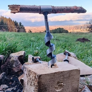 Perceuse à Main Pour Le Travail Du Bois, Perceuse De Survie Manuelle,  Tarière Manuelle Outils