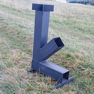 Poêle fusée | Réchaud de camping autonome | plateau amovible | Poêle à bois portatif | Pour la cuisine en plein air, le camping, la chasse et le pique-nique