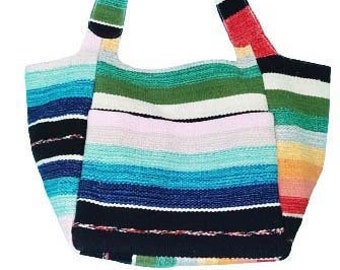 Rag Rug Tote Bag - Etsy