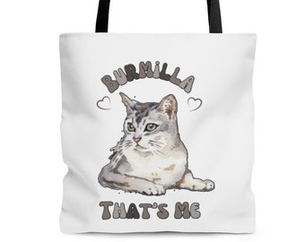 Aesthetic Burmilla Cat Tote Bag, Aesthetic Tote Bag, Cat Lover Gift, Positive Tote Bag, Trendy Tote Bag,  Everyday Tote Bag, Reusable Tote