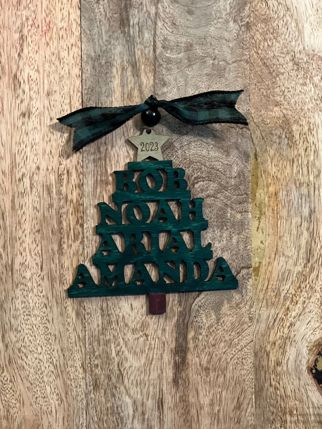 Custom Name Christmas Tree Ornament Name Ornament Personalized Ornament