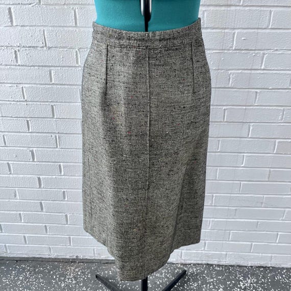 Pepita 60 Wool Skirt Black