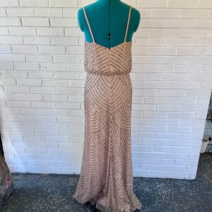 Vintage Y2K Adrianna Papell beaded gown image 2