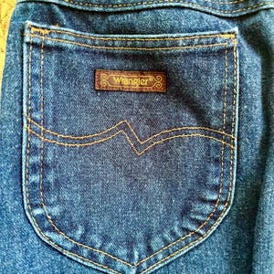 Vintage 80s misses Wrangler jeans immagine 5