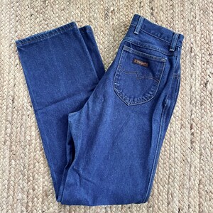 Vintage 80s misses Wrangler jeans immagine 2