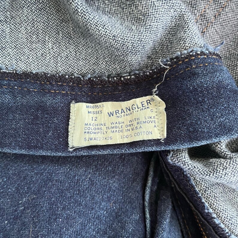 Vintage 80s misses Wrangler jeans immagine 4